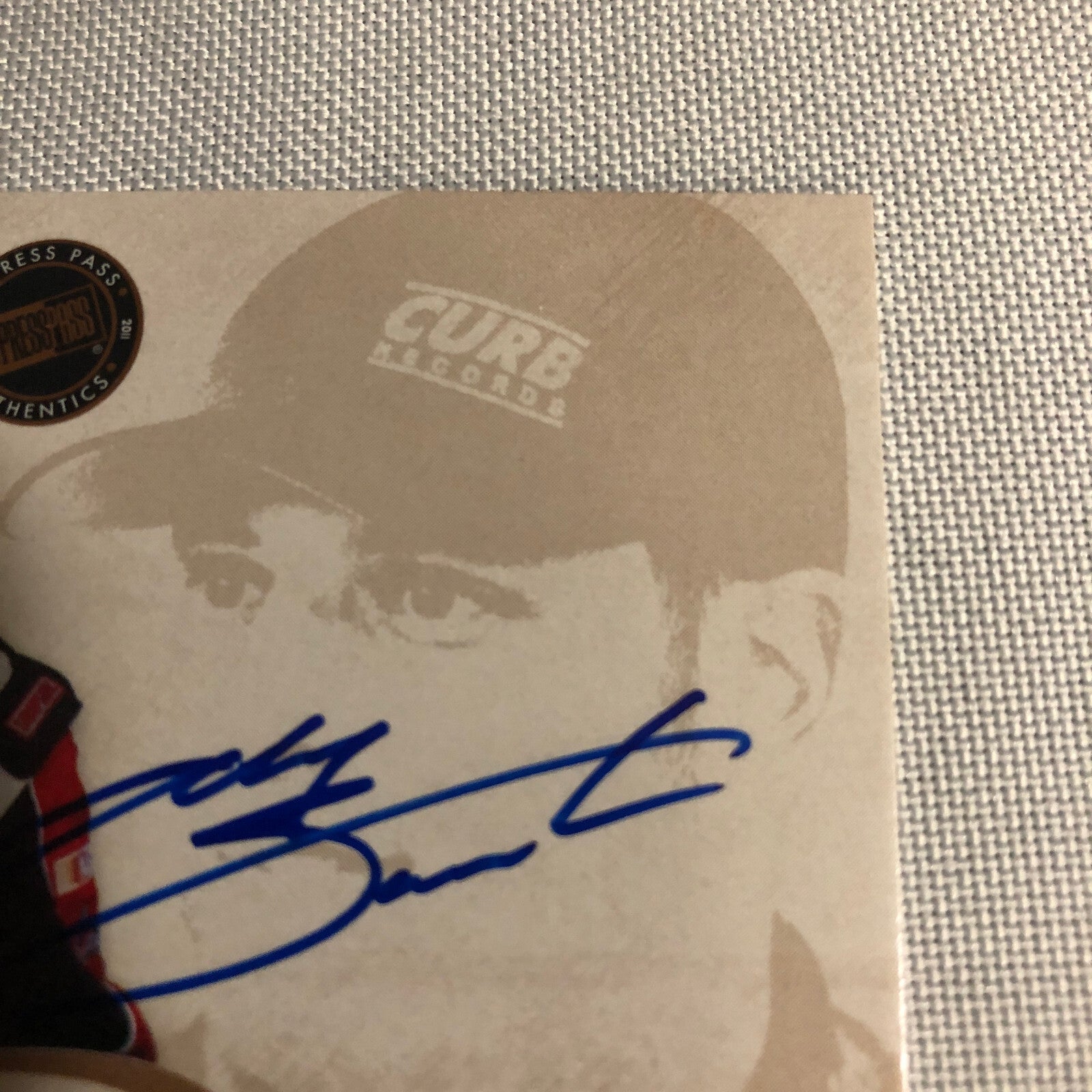 2011 Press Pass Fanfare Autograph Johnny Sauter Signed Signature Auto NASCAR