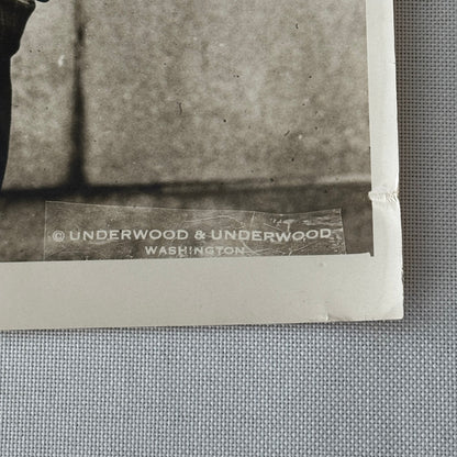 Press Photo Photograph Print Underwood & Underwood Unidentified Man Mellon ?