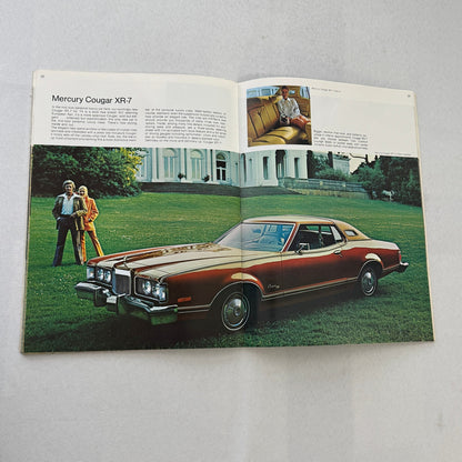1974 Mercury Car Sales Brochure Catalog Marquis Montego Cougar Comet Monterey