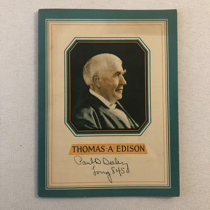1932 John Hancock Life Insurance Company of Boston Thomas Edison Book