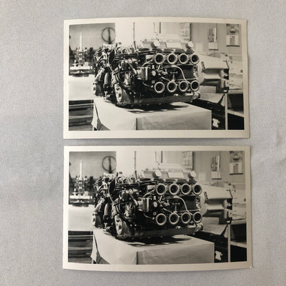 Vintage Racing Photo Photograph Print BRM Engine Lot of 5