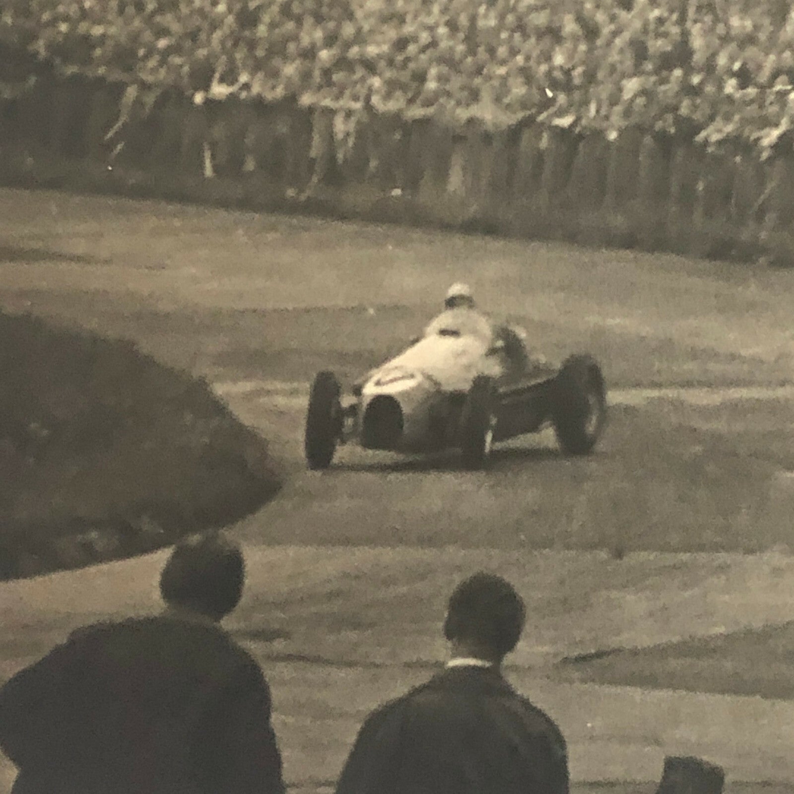 Vintage Grand Prix Racing Car Driver Photo Photograph Print 