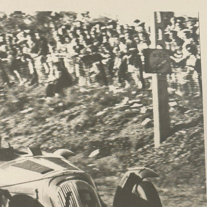 1948 Delahaye 135S Grand Prix Racing Photo Crash Wreck Accident Modern Print
