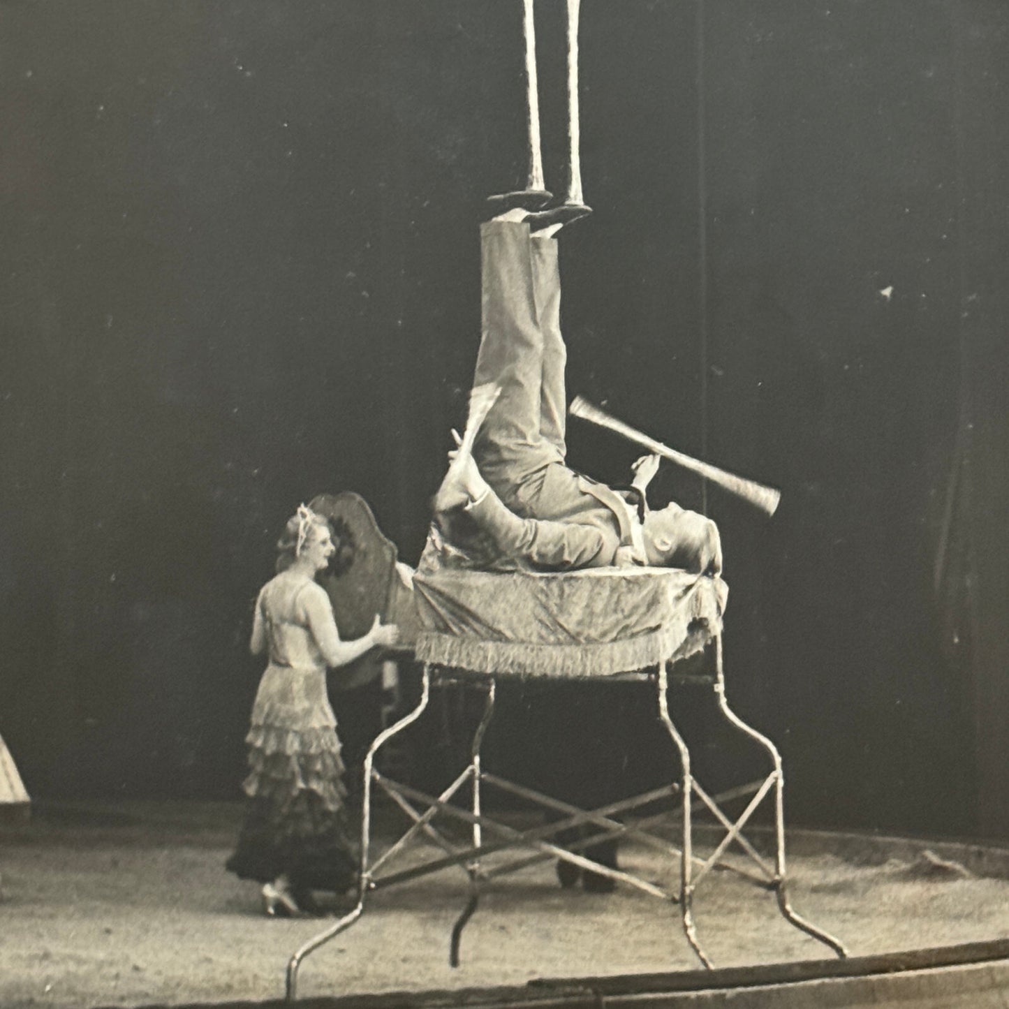 Vintage Circus Balancing Juggling Act Photo Photograph Photo Terret Paris France