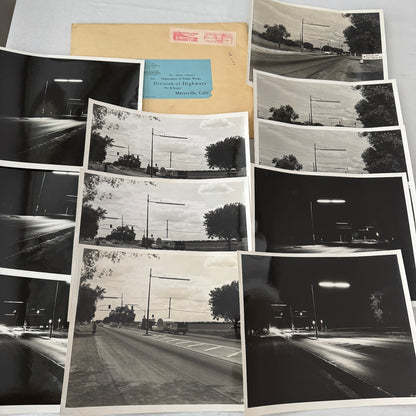 State of California Highway Lighting Vintage Urban Planning Photo Photograph Lot