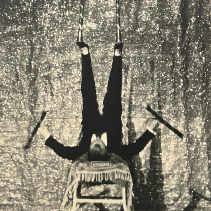 Vintage Circus Performer Balancing Act Juggling Photo Photograph