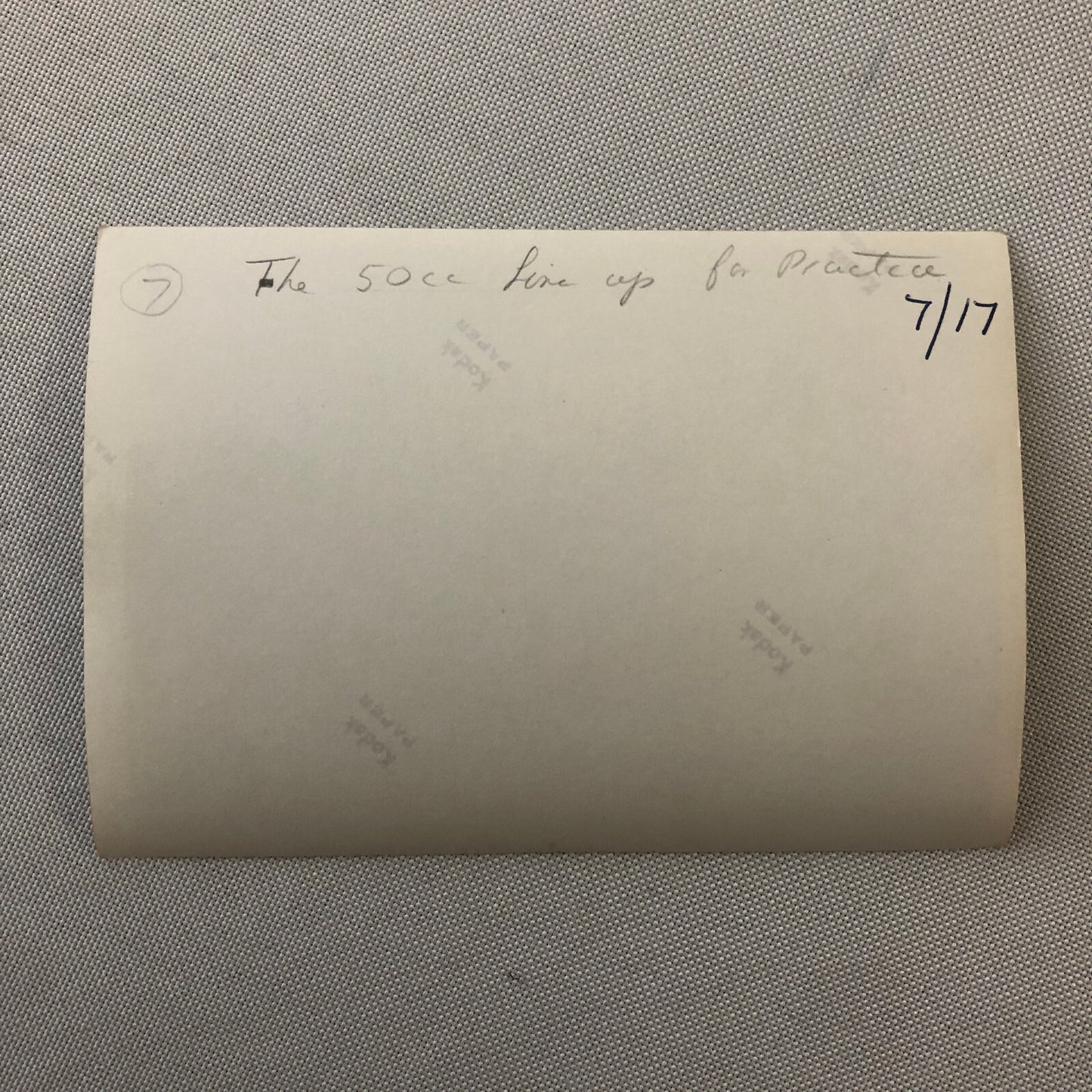 Vintage Motorcycle Racing Photo photograph Germany