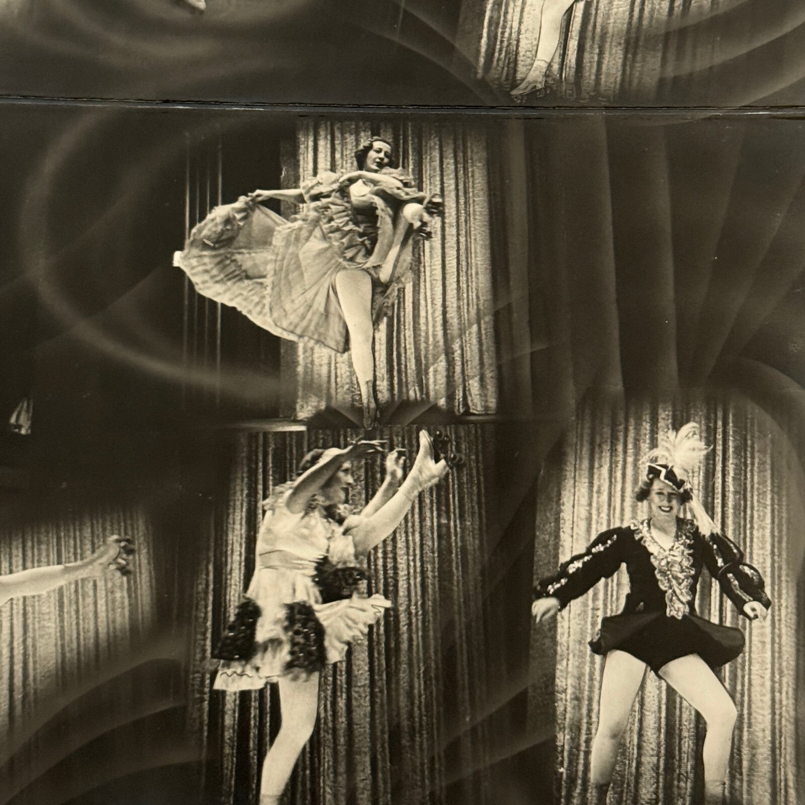 Vintage Circus Rollerskating Roller Skate Act Photo Photograph Friedel Drosae