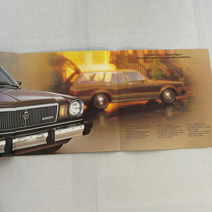 1980 Toyota Cressida Car Sales Brochure Catalog 4 Door Sedan Deluxe Wagon