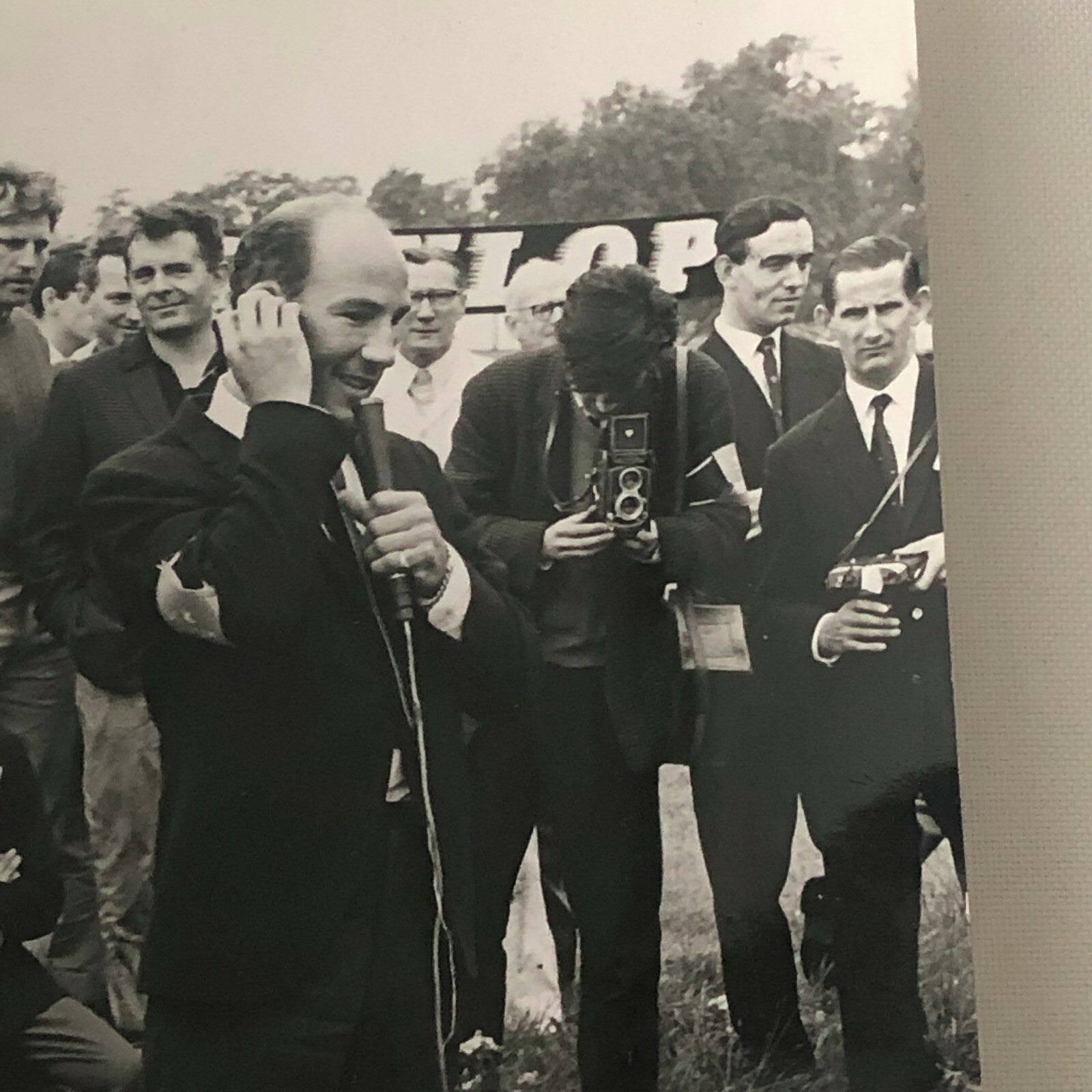 Vintage Stirling Moss Racing Driver Photo Professional Press Photograph 