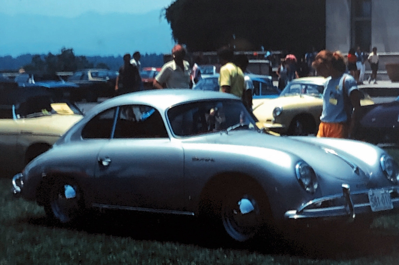 Porsche 356 Car Show 35mm Photo Slide Vintage 1981