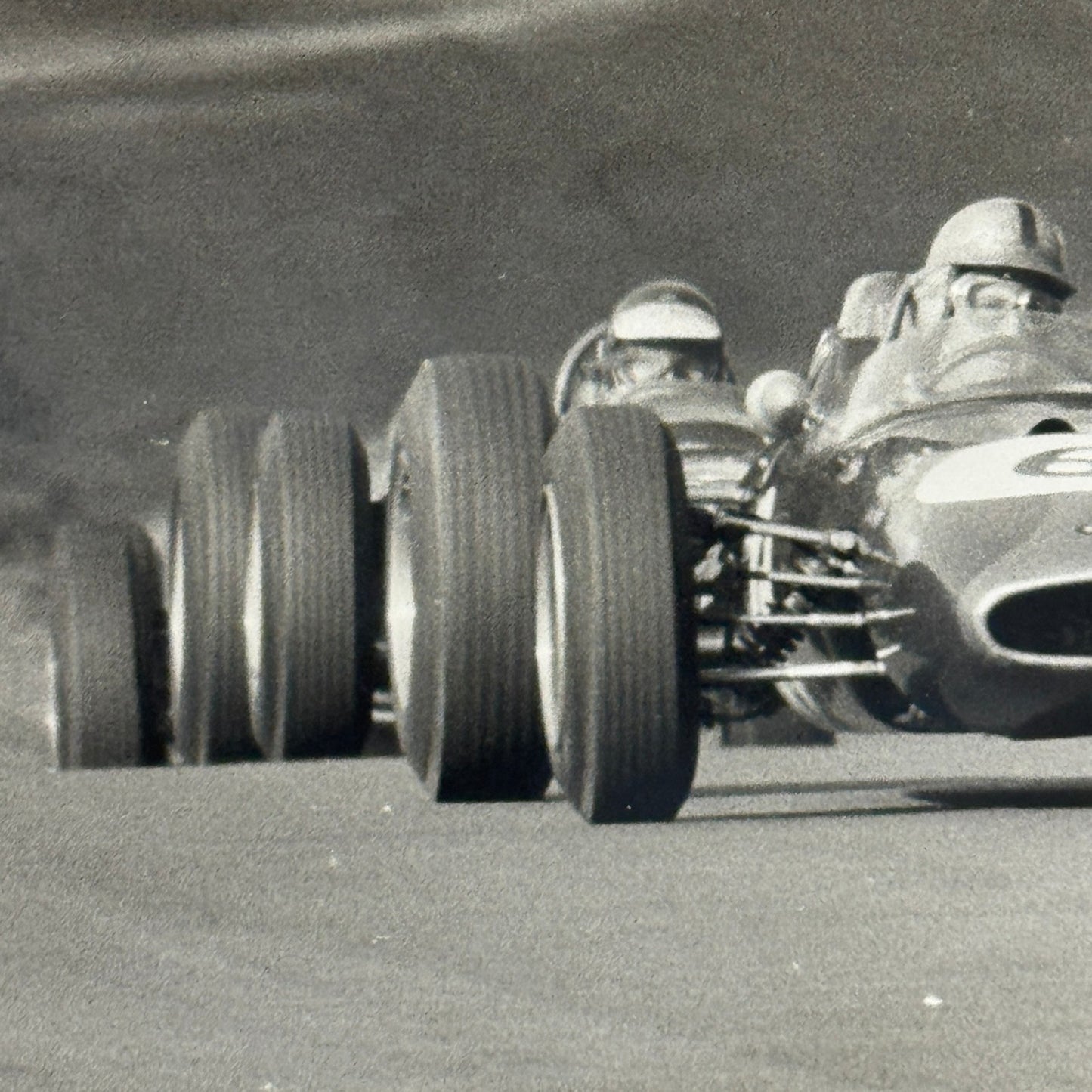 Vintage Racing Photo Photograph Unidentified Cars Lynton Money Print