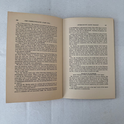 Commonwealth Club of California The Commonwealth Journal Railway Highway 1931