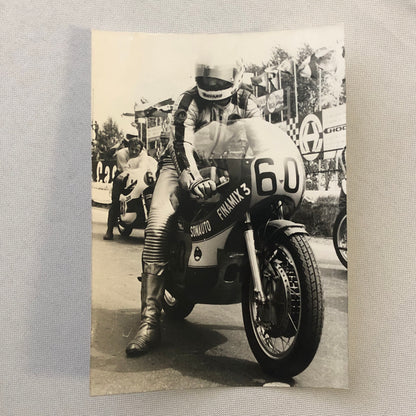 Vintage Motorcycle Racing Photo Photograph Germany