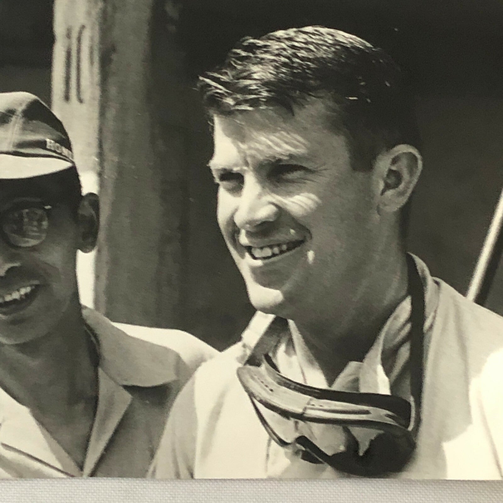 Vintage Honda Racing Photo Photograph Ronnie Bucknum Nakamura Goodyear Tire 