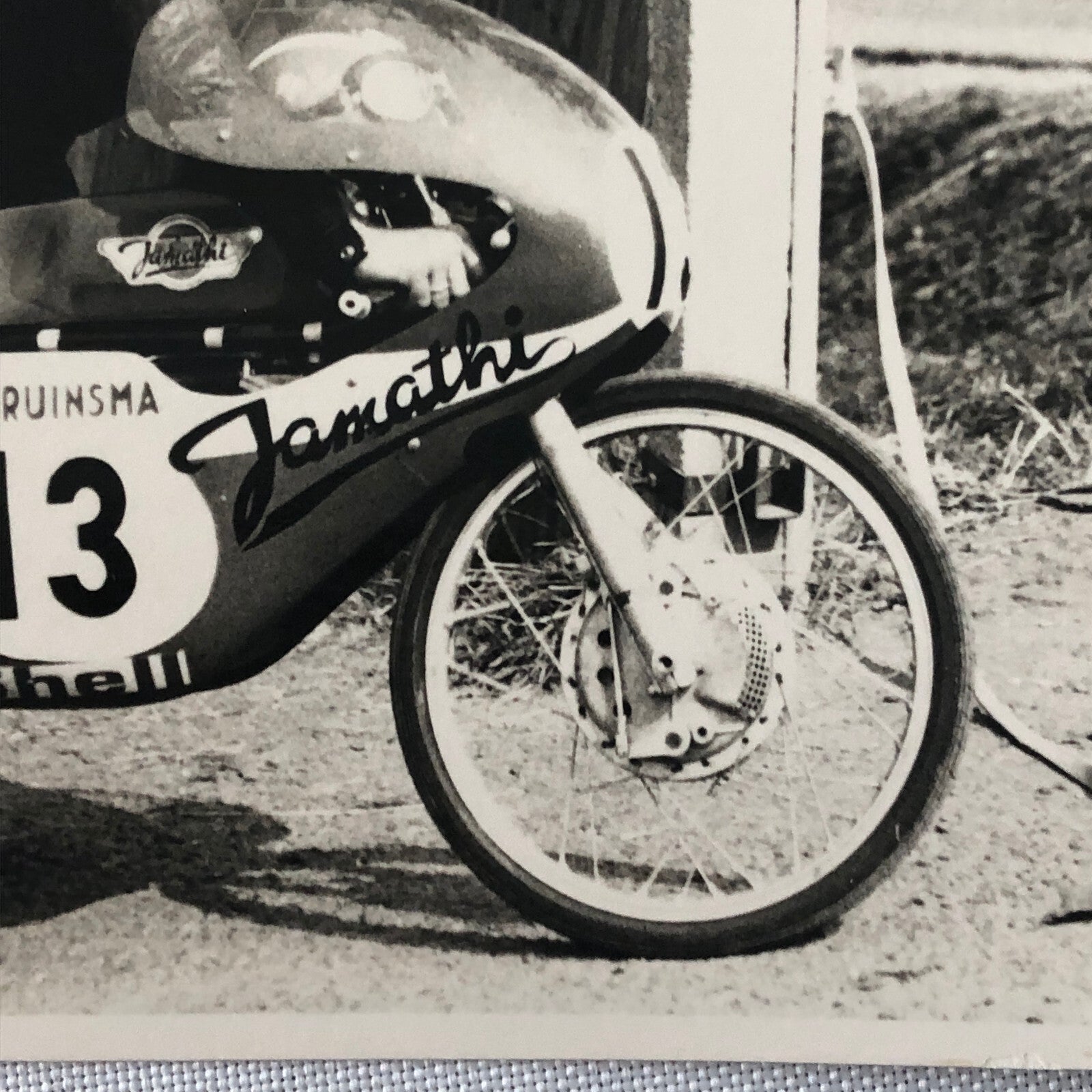 Vintage Motorcycle Racing Photo photograph Rider Aalt Toersen 1971