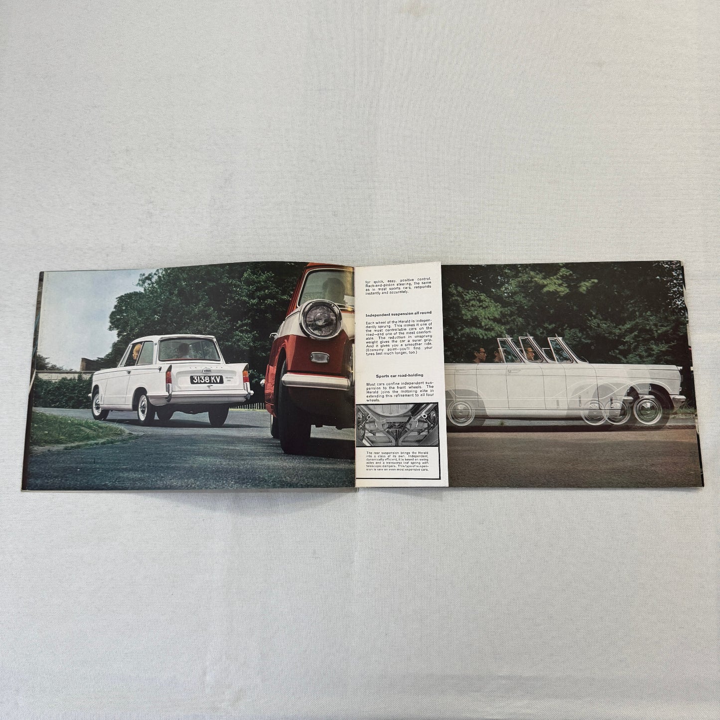 Triumph Herald 1200 Saloon Convertible Estate Wagon Car Sales Brochure Catalog