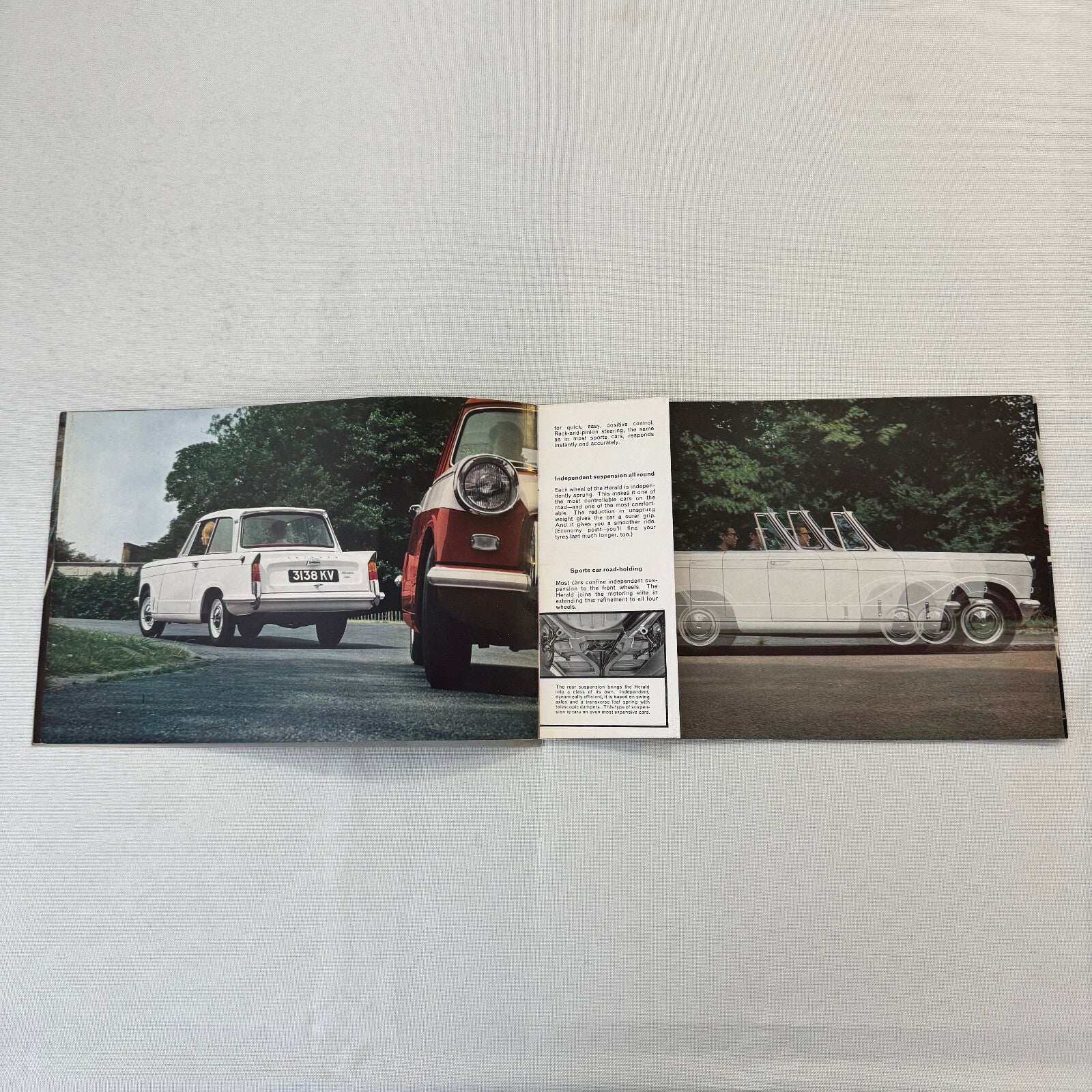 Triumph Herald 1200 Saloon Convertible Estate Wagon Car Sales Brochure Catalog