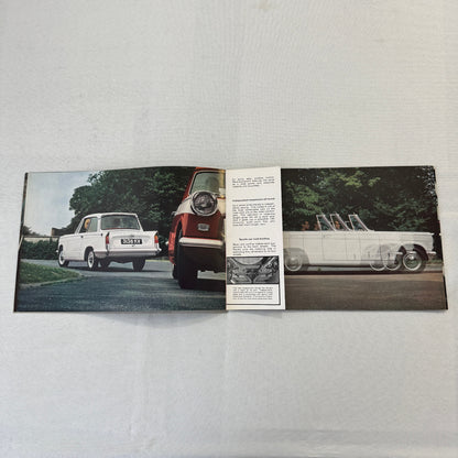 Triumph Herald 1200 Saloon Convertible Estate Wagon Car Sales Brochure Catalog