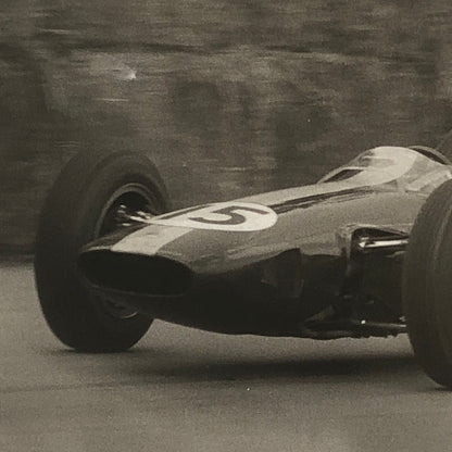 Vintage Grand Prix Racing Car Driver Photo Photograph Print