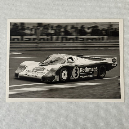 Vintage Rothmans Racing Porsche 956 Race Car Photo Photograph Print