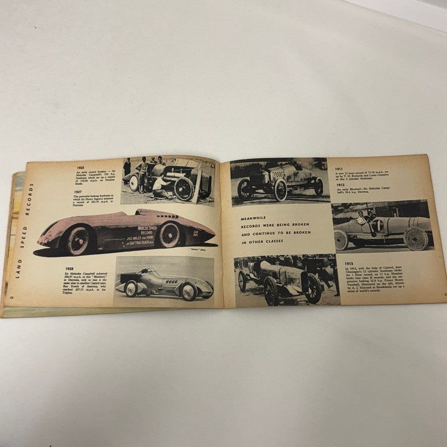 1959 Castrol Racing History Brochure Motorsport Motorcycle Car Aviation Boat +