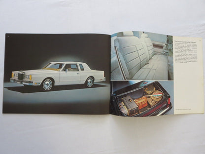 1980 Lincoln Continental & Mark VI Sales Brochure Cartier Pucci Givenchy Blass