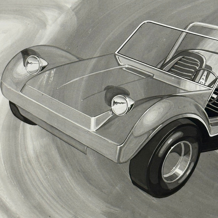 Vintage Volkswagen Dune Buggy Photo Photograph Print VW