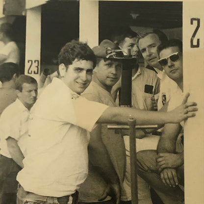 Vintage Racing Photo Photograph Crew or Drivers ? 