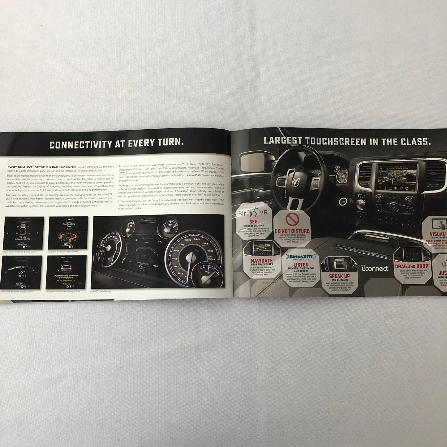 2017 Dodge Ram 1500 Pickup Truck Sales Brochure Catalog Rebel Laramie Longhorn +