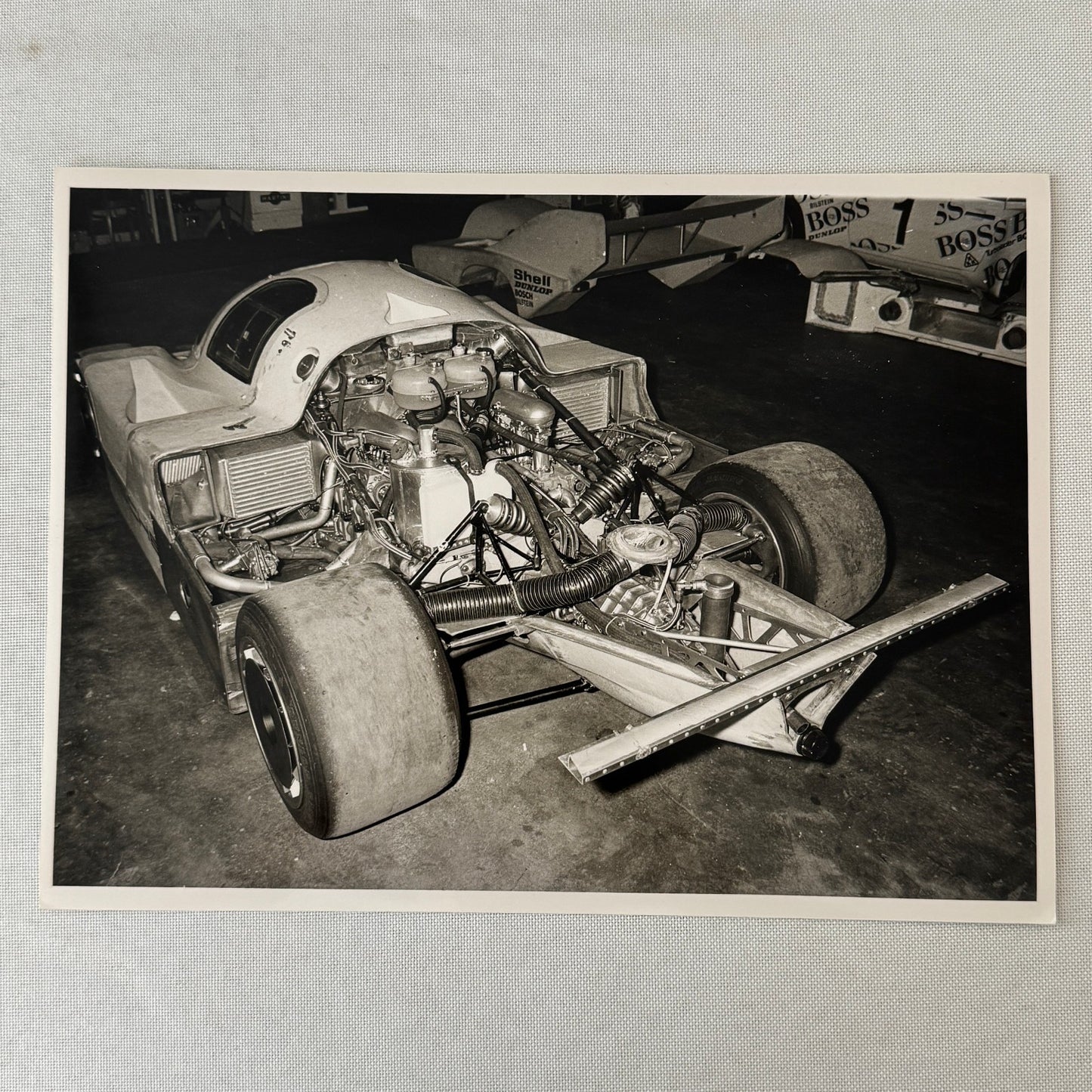 Porsche 956 Racing Car Photo Photograph Print Lot 8x Vintage