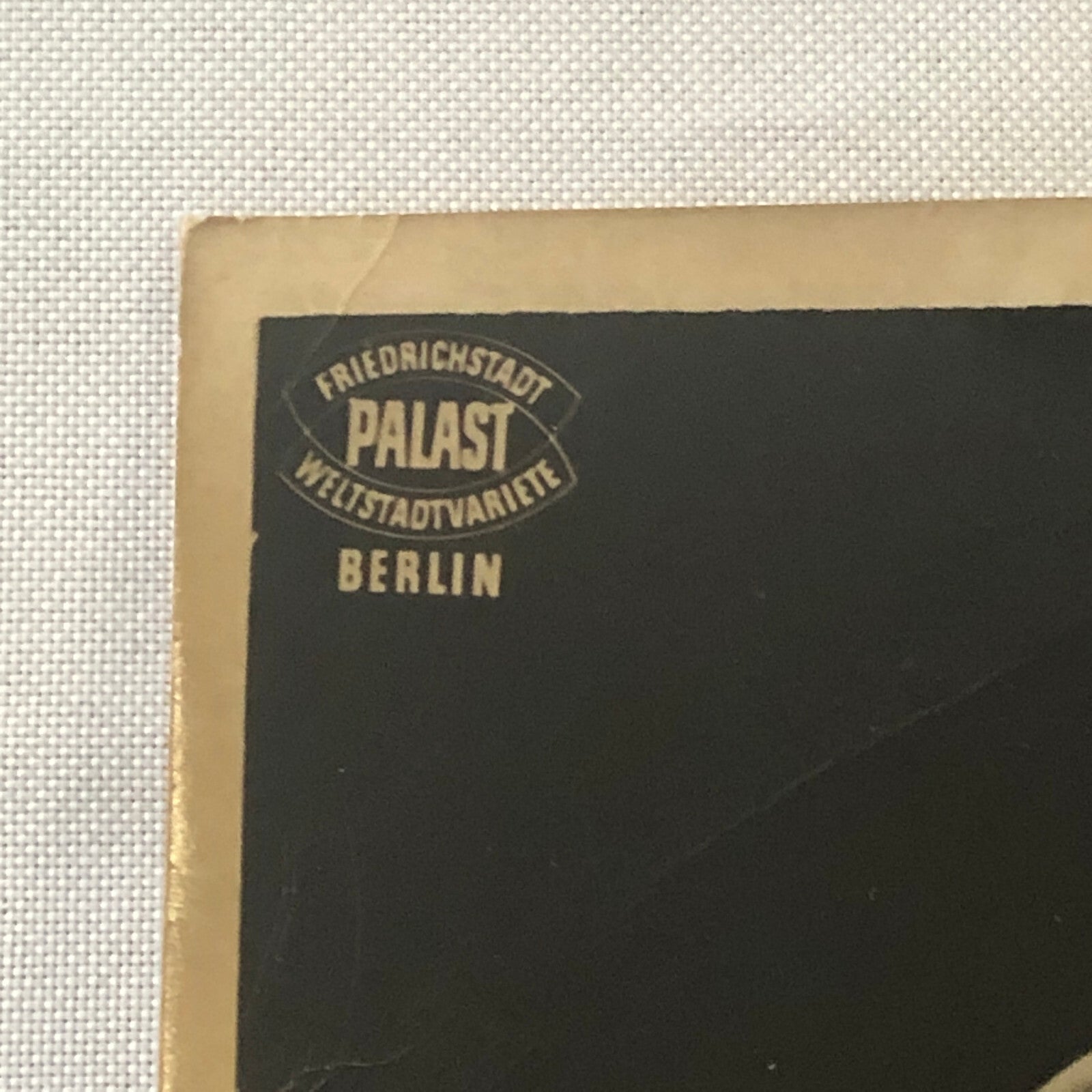 Vintage Circus Photo Clown on Bicycle Performer Berlin Germany Photograph