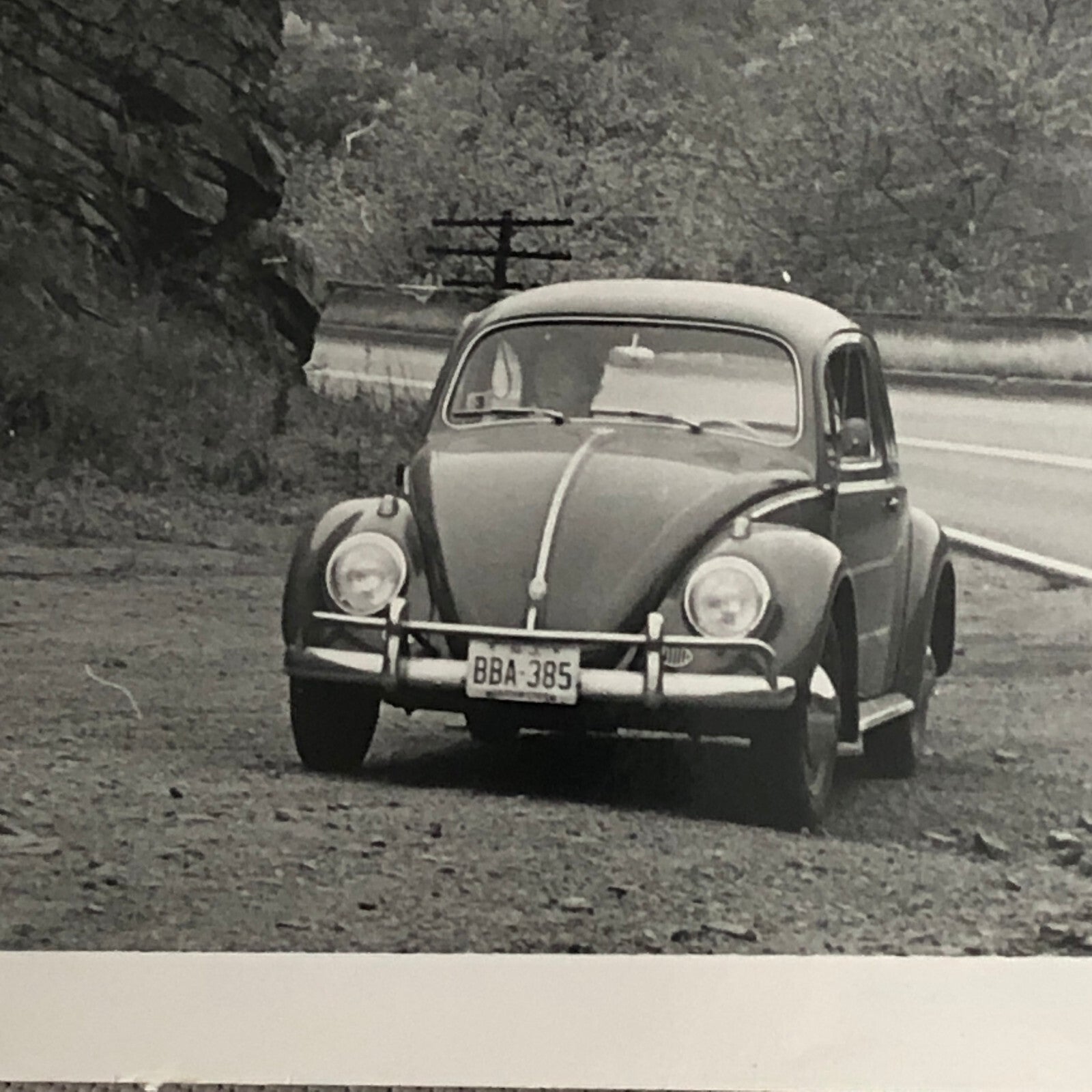 Vintage Volkswagen VW Beetle Bug Car Photo Photograph