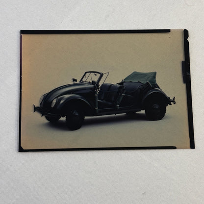 Vintage Volkswagen VW Beetle Convertible Bug Film Transparency Photo