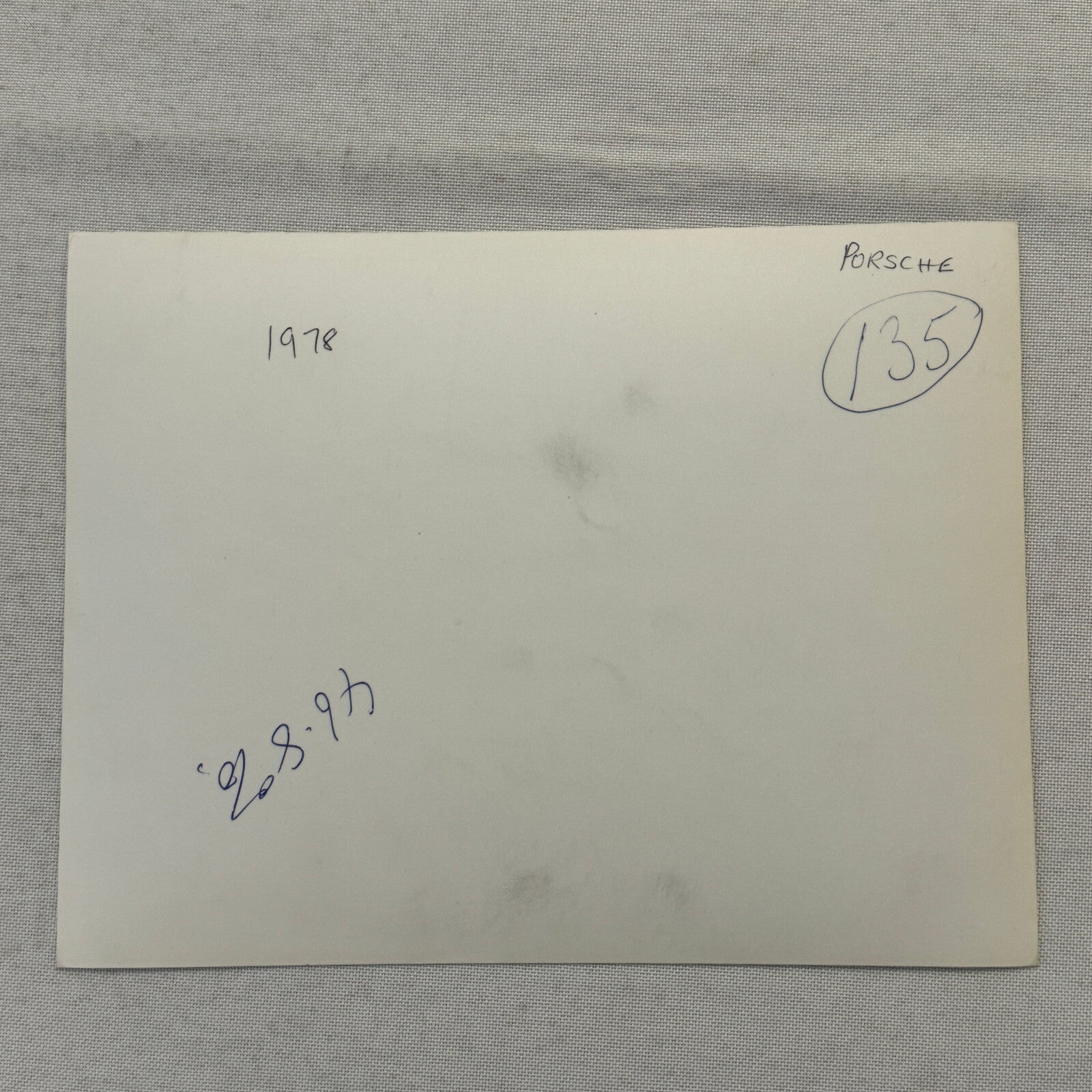 Porsche 911 Car Factory Press Photo Photograph Vintage Turbo ?