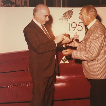 Juan Manuel Fangio with Alfa Romeo Racing Car 1981 Photo Photograph Print 