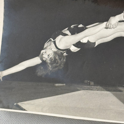 Circus Rollerskating Roller Skate Circus Act Photo Photograph Vintage