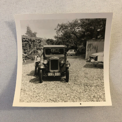 Vintage 1933 Austin Y Saloon Car Photo Photograph Print Lot of 4