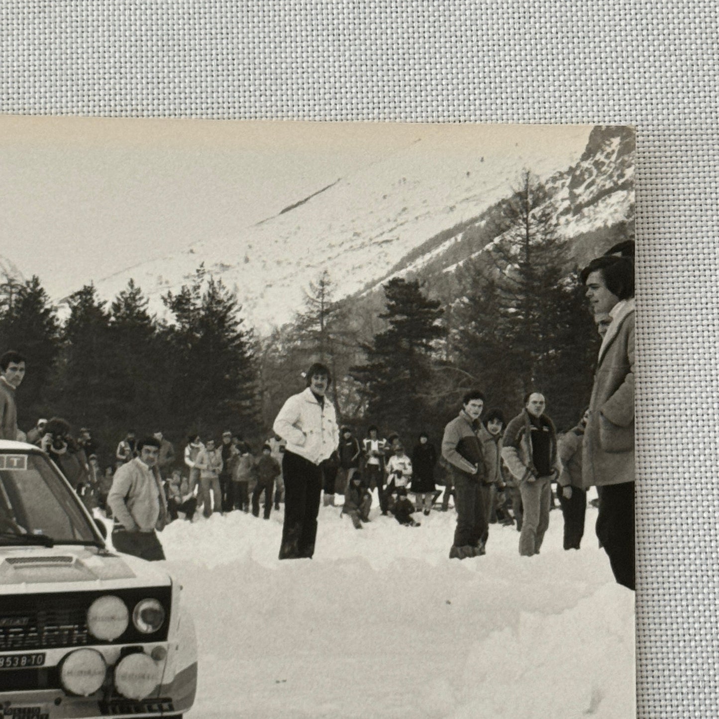 1980 Rallye Monte Carlo Press Photo Photograph DPPI Fiat 131 Abarth Car