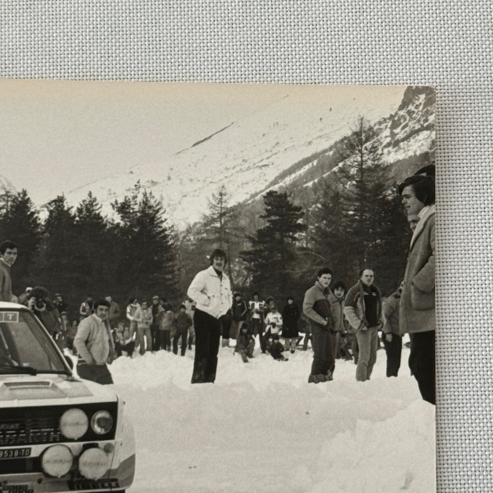 1980 Rallye Monte Carlo Press Photo Photograph DPPI Fiat 131 Abarth Car
