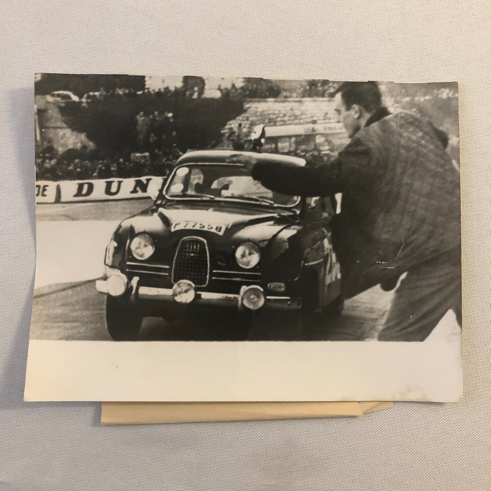 Vintage 1963 Saab Erik Carlsson Rallye Monte Carlo Rally Press Photo Photograph 