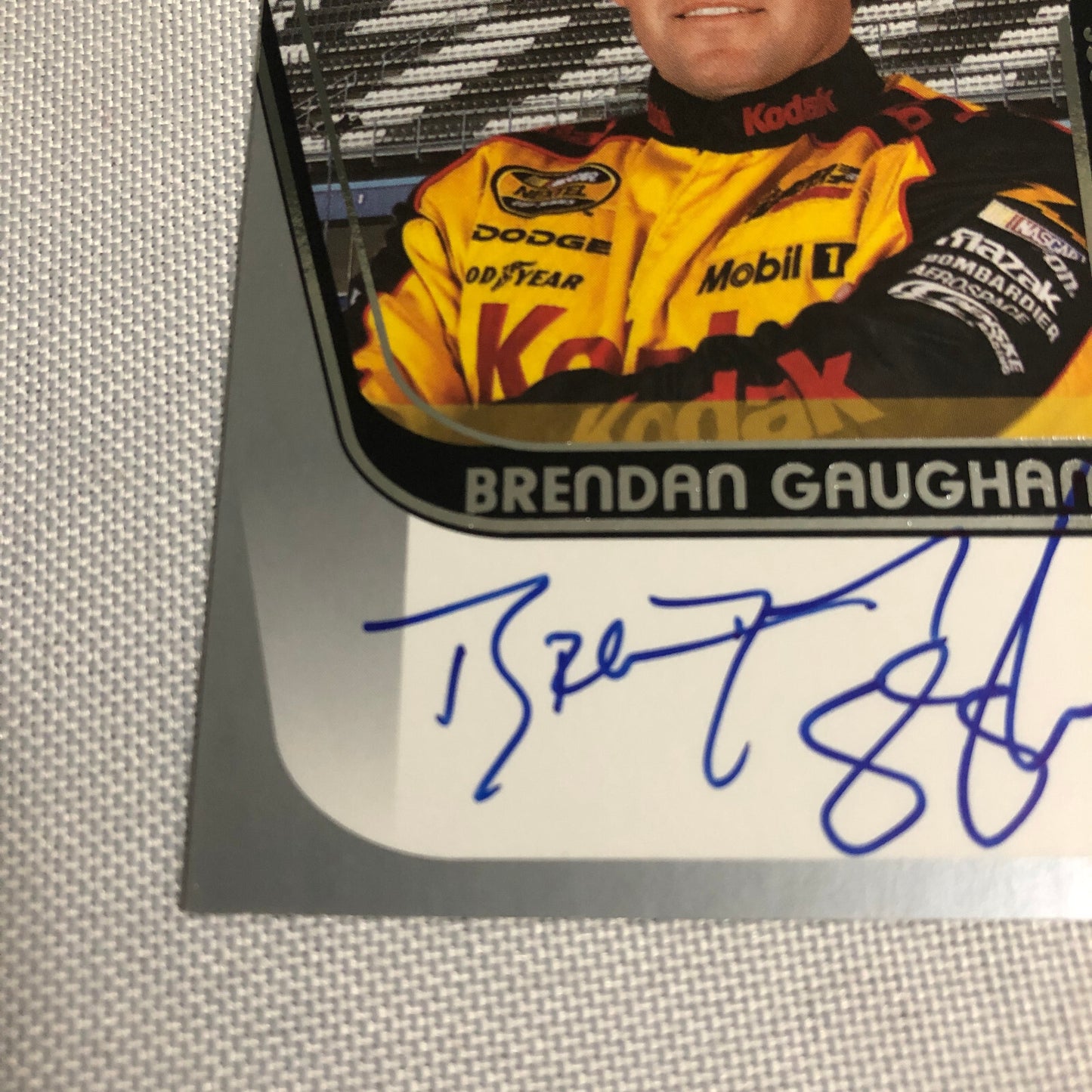 2004 Press Pass Signings Brendan Gaughan Autograph Auto Signed Card NASCAR