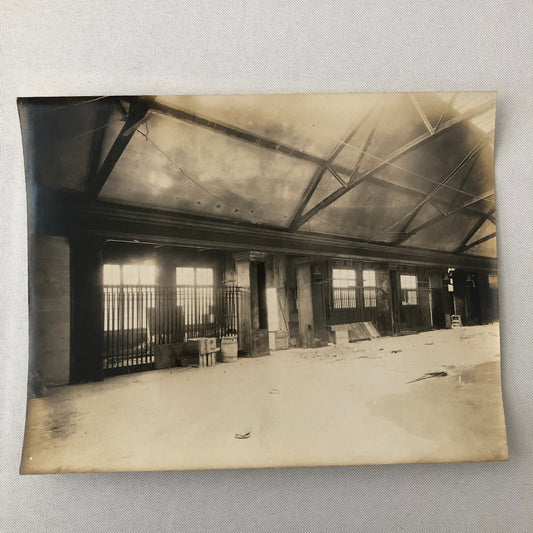Vintage Montreal Industrial Building Interior Photo Photograph Print