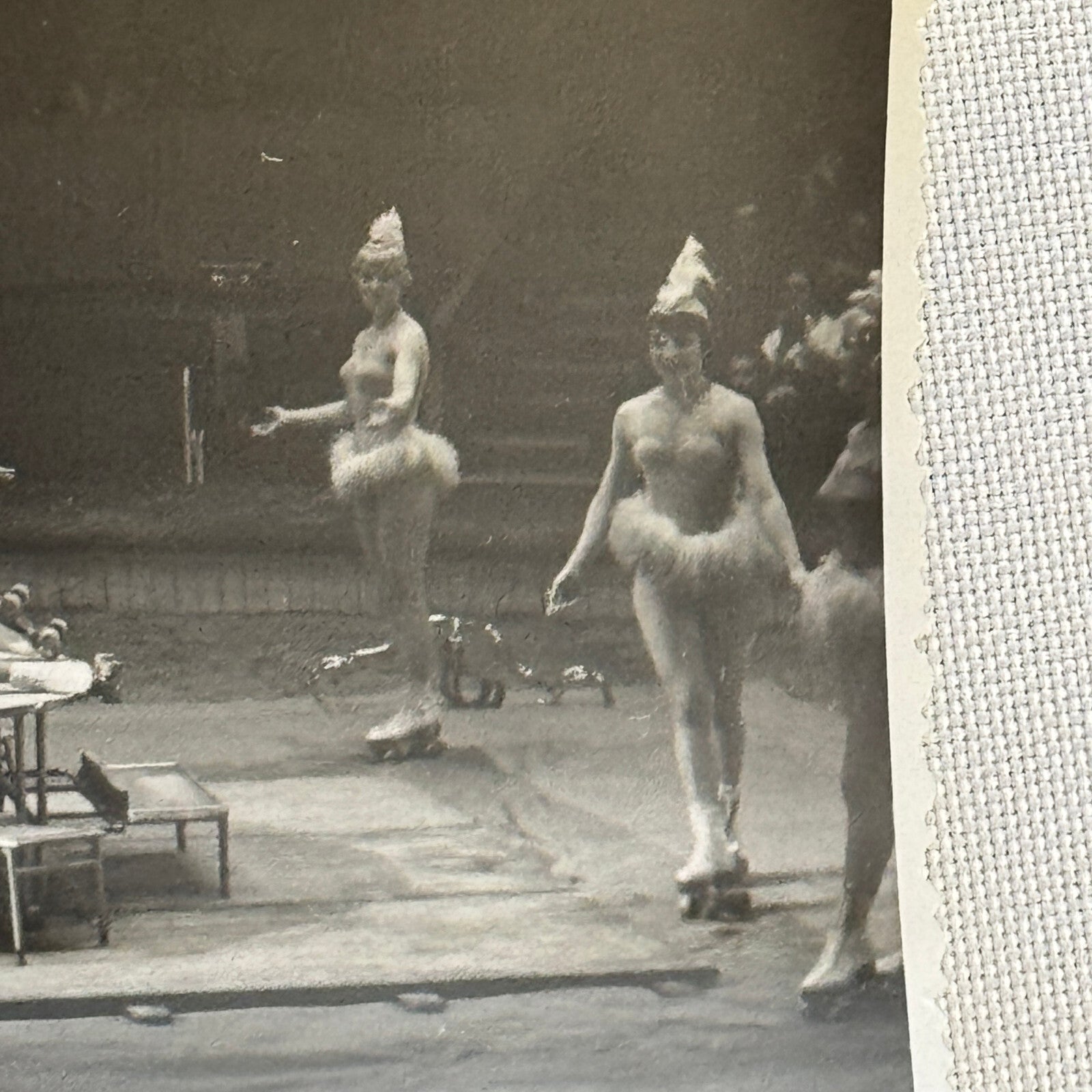 Vintage Circus Rollerskating Roller Skate Act Photo Photograph