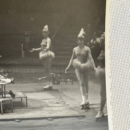 Vintage Circus Rollerskating Roller Skate Act Photo Photograph
