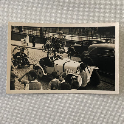 Vintage Parade Car Photo Germany Antique Automobile Photograph Lot of 2