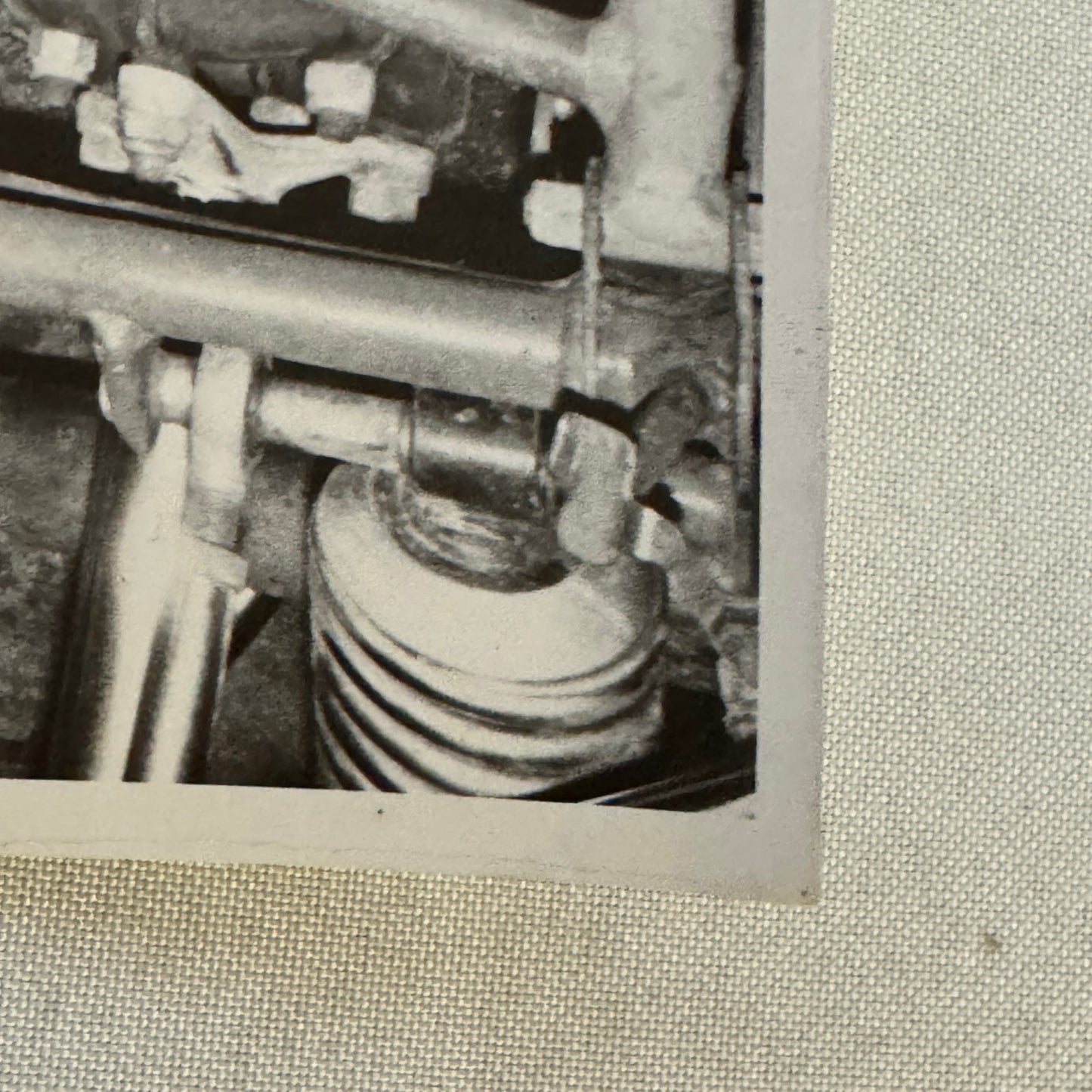 Vintage Car Racing Photo Photograph Print Engine Motor