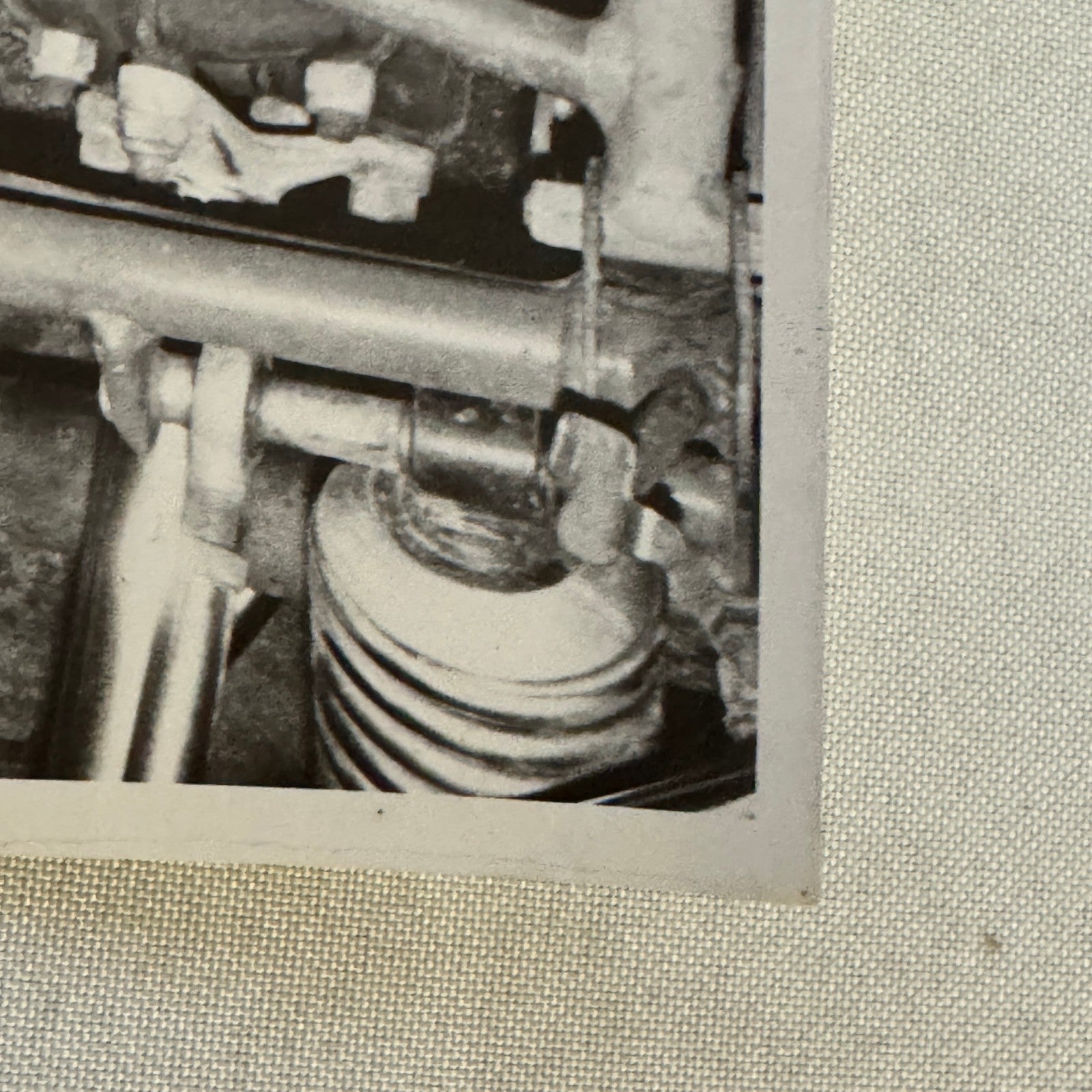 Vintage Car Racing Photo Photograph Print Engine Motor