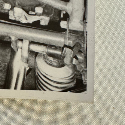 Vintage Car Racing Photo Photograph Print Engine Motor