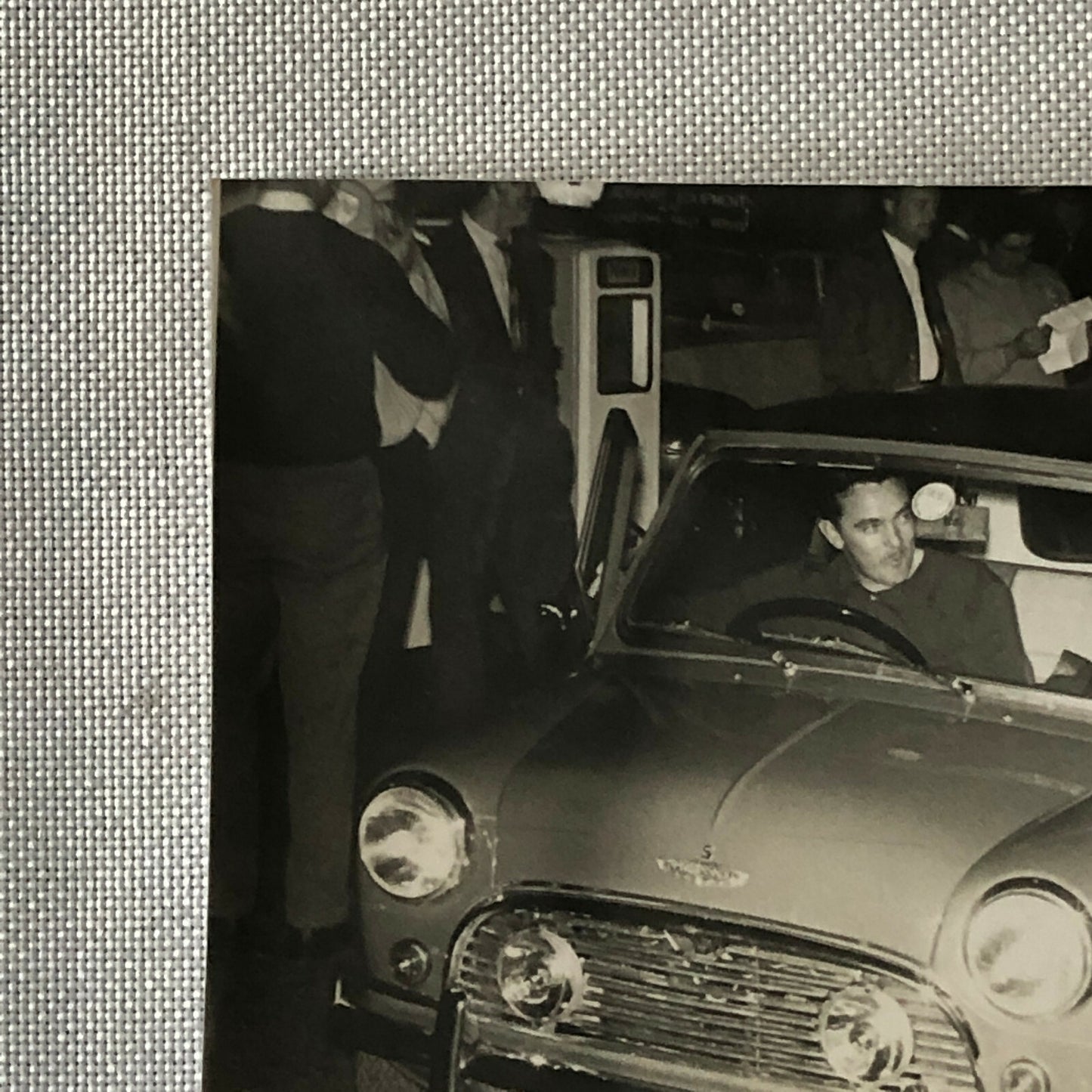 Vintage MINI Racing Car Photo Photograph Print - Rally Rallye Car ? 